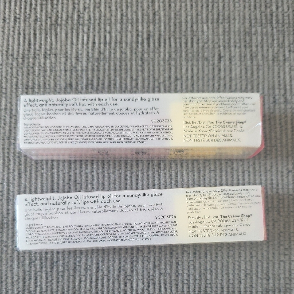 The Creme Shop Lip Oil Elixir, New, Two Sticks, Tinted Jelly - Picture 4 of 10